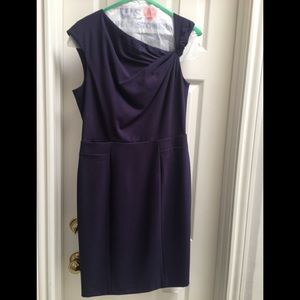 Calvin Klein purple work dress size 6